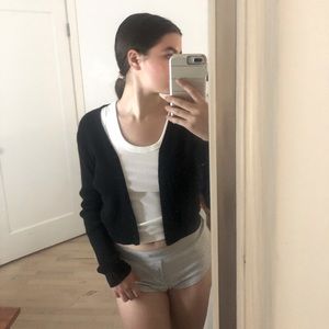 Brandy Melville Black Knit Cardigan